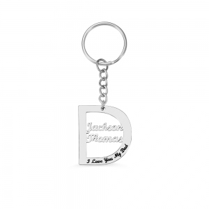 Personalized Family Name Keychain for Father