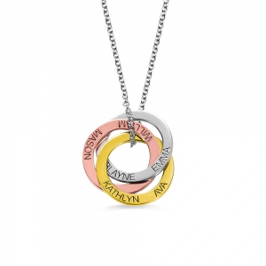 Personalisierte russische Ringkette
