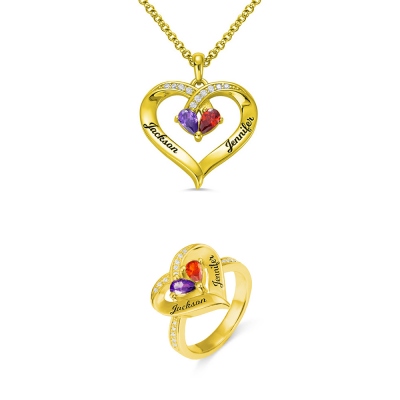 Personalized Forever-Intertwined Necklace/Ring