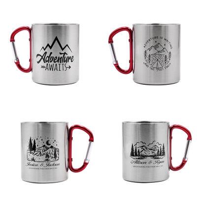 Customized Carabiner Camping Mug