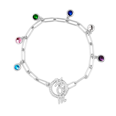 Personalized Birthstone Family Bracelet