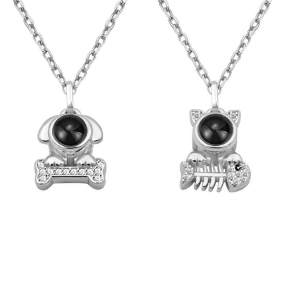 Personalized Pet Love Projection Necklace