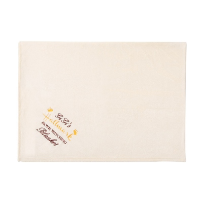 Personalized Movie Watching Blanket Custom Embroidery