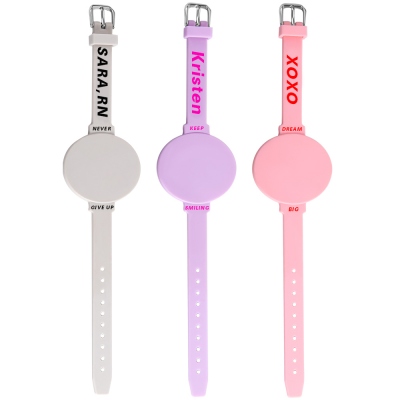 Custom-built Erasable Silicone Note Wristband 