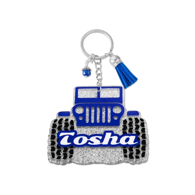 Personalisierte Jeep Schlüsselanhänger Geländewagen Schlüsselanhänger