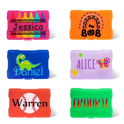 Personalisierte Buntstiftaufbewahrung für Kinder