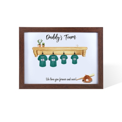 Customized Baseball Clothing Decoration Painting