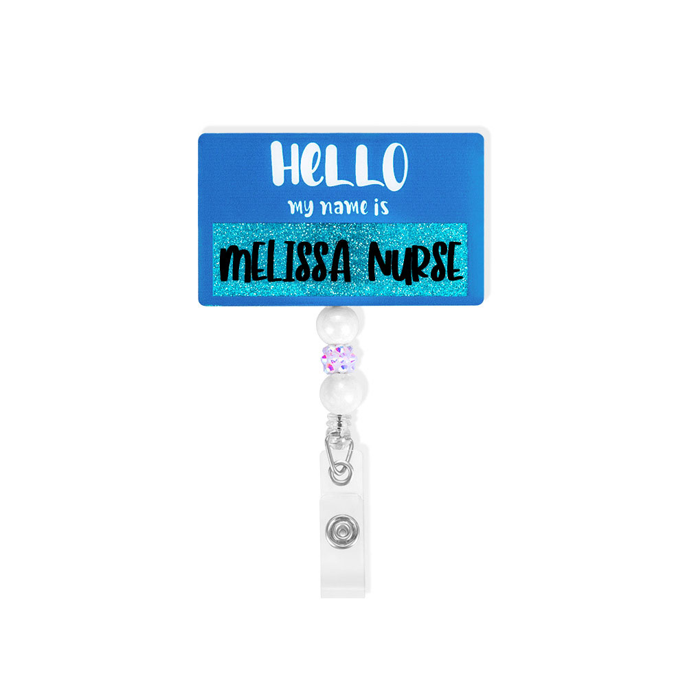Emblema personalizado Hello My Name Is Tag