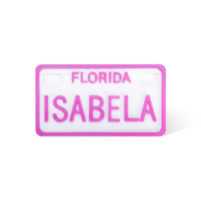Personalized Car License Plate with Name Kids Gift