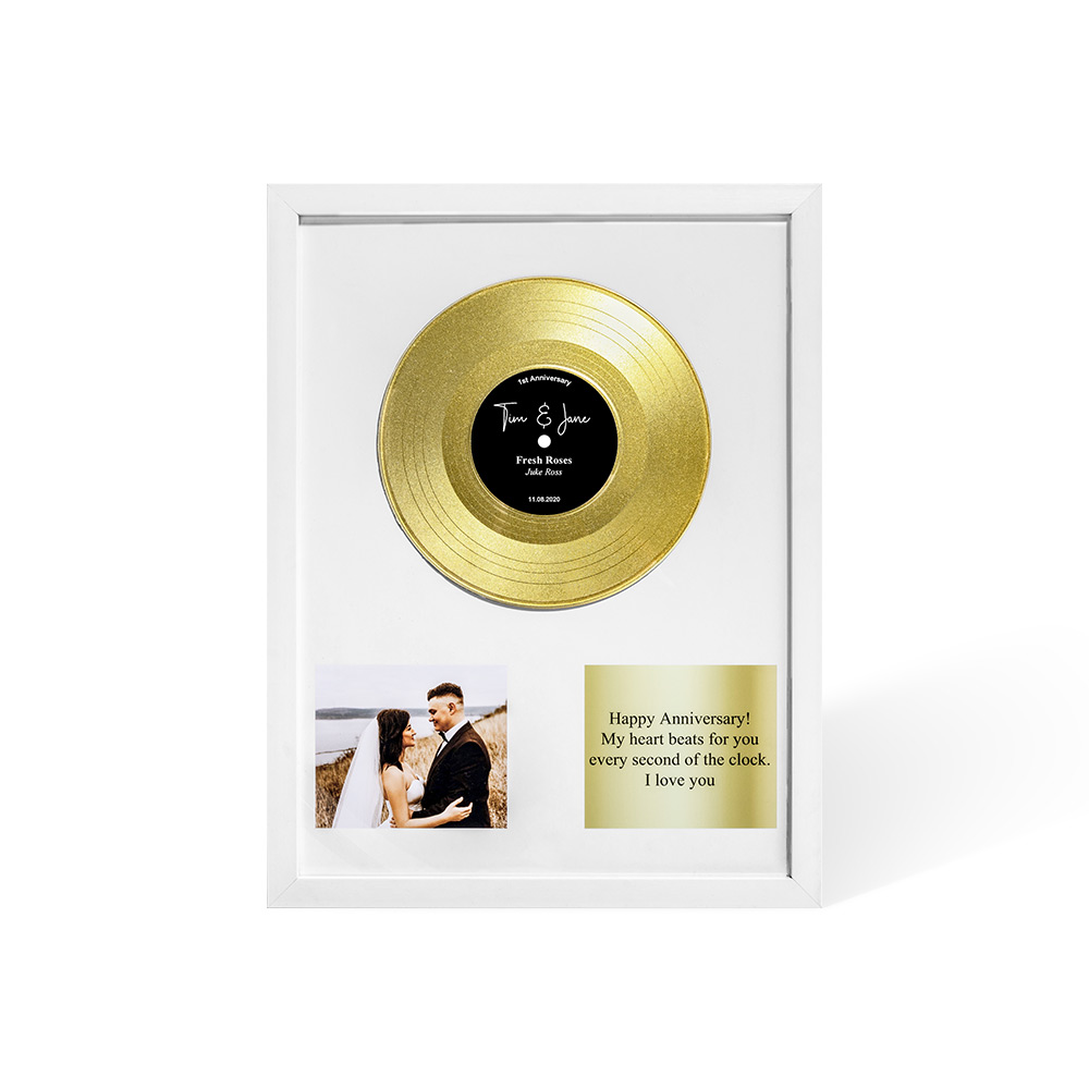 Presente de Aniversário de Disco de Vinil Personalizado