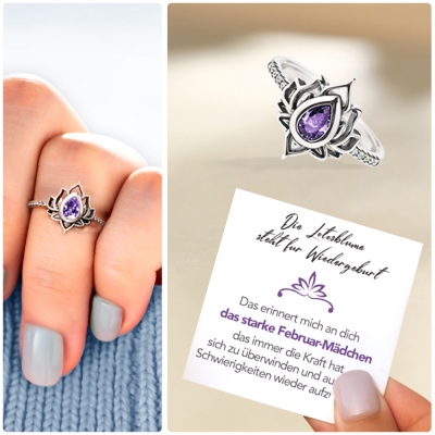 Birthstone Ring, To My Loved Ones