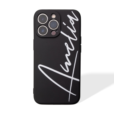 Personalized Name iPhone Case for Apple, Matte Silicone iPhone Anti-drop Cover, iPhone 11/iPhone 12/iPhone 13 Case for Mother's Day/Father's Day Gift