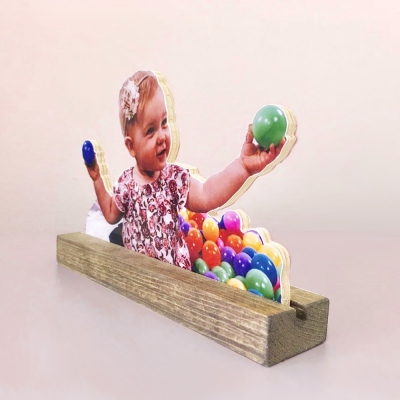 Custom Standing Photo Display, Personalized Photo Sculpture, Party Favors Graduation/Wedding Picture Gift