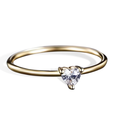 Heart Gemstone Engagement Ring for Women, Sterling Silver Heart Promise Ring, Birthday/Wedding/Anniversary/Valentine's Day Gift for Wife/Girlfriend