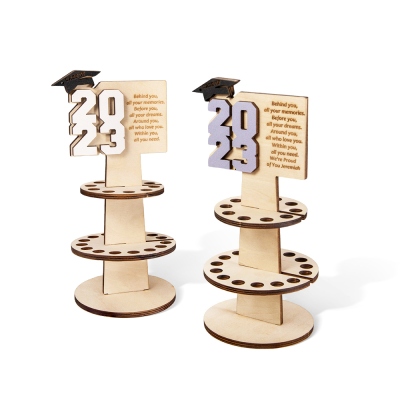 Porte-monnaie cadeau de graduation personnalisé, gâteau d'argent de graduation à plusieurs niveaux, cadeaux de graduation, décorations de fête de remise des diplômes, cadeau pour étudiants/diplômés
