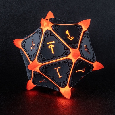 Mysterious Artefact With Lights, Shadowheart Artifact Storage DND Dice Box With Lights, Remote Control Dice Storage, Baldur's Gate 3 Dice Holder