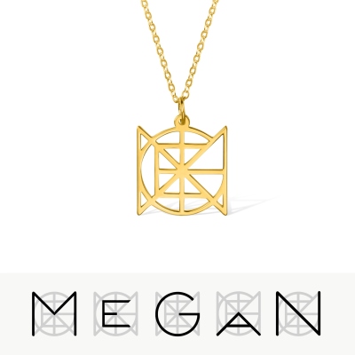 Custom Name Logo Necklace, Logo Nameplate Necklace, Sterling Silver 925 Minimalist Jewelry, Birthday/Bridesmaid/Mother's Day Gift for Women/Girls