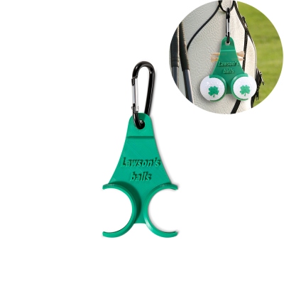 Personalized Multicolor 3D Printed Funny Golf Ball and Tees Holder with Clip and Text, Golf Accessory, Sports Gift for Golf Lover/Men/Him