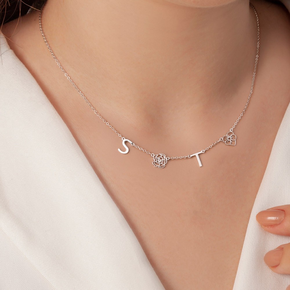 Sideway necklace