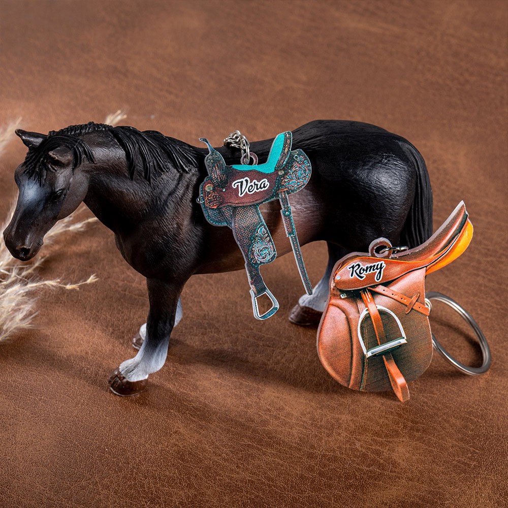 Saddle Flat Keychain