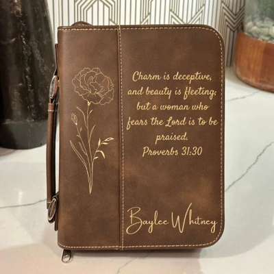 Leather Bible Cover, Engraved Bible Cover, Customized Book Cover, Monogrammed Bible Cover, Bible Case, Personalized Bible Case, Custom Cover