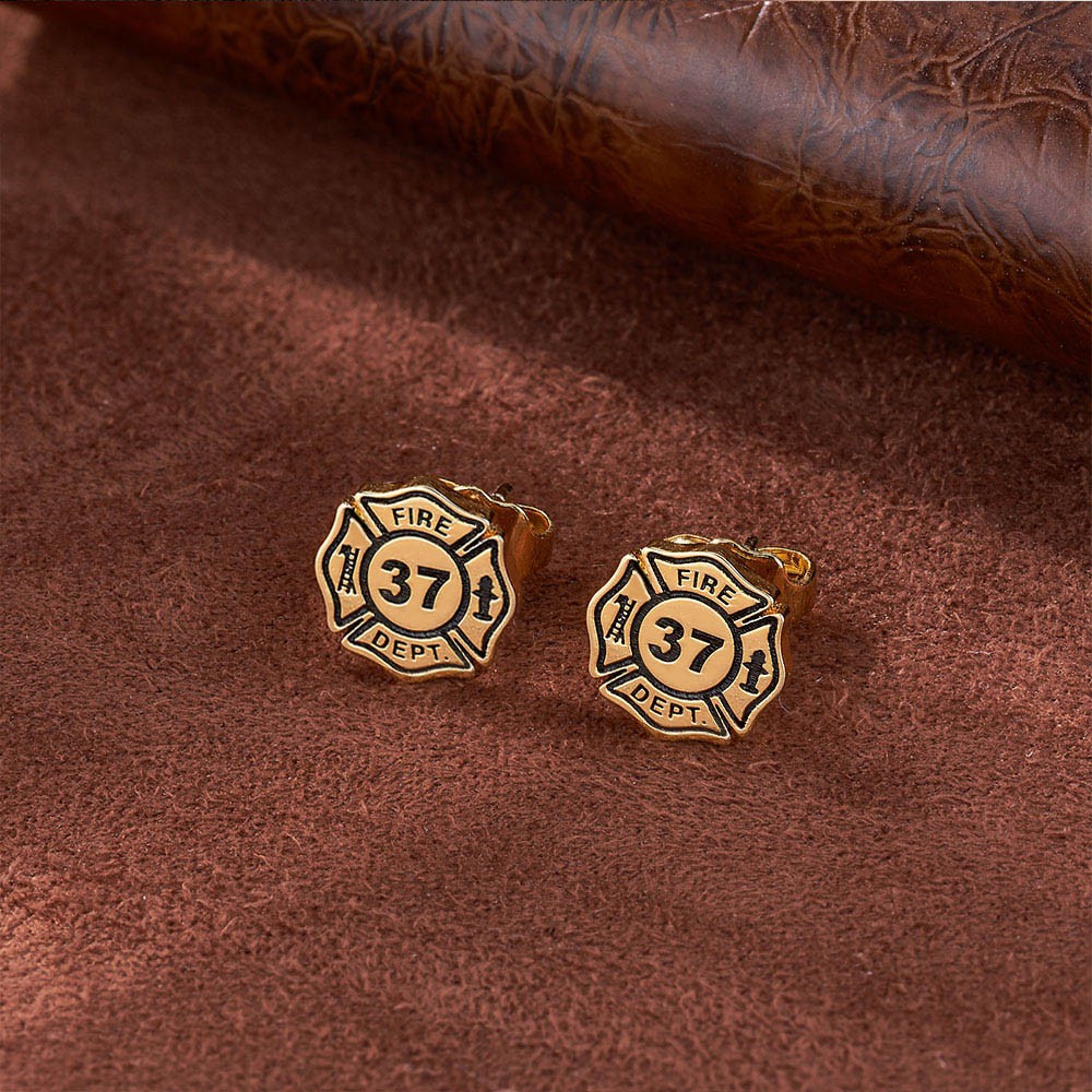 firefighter earrings
