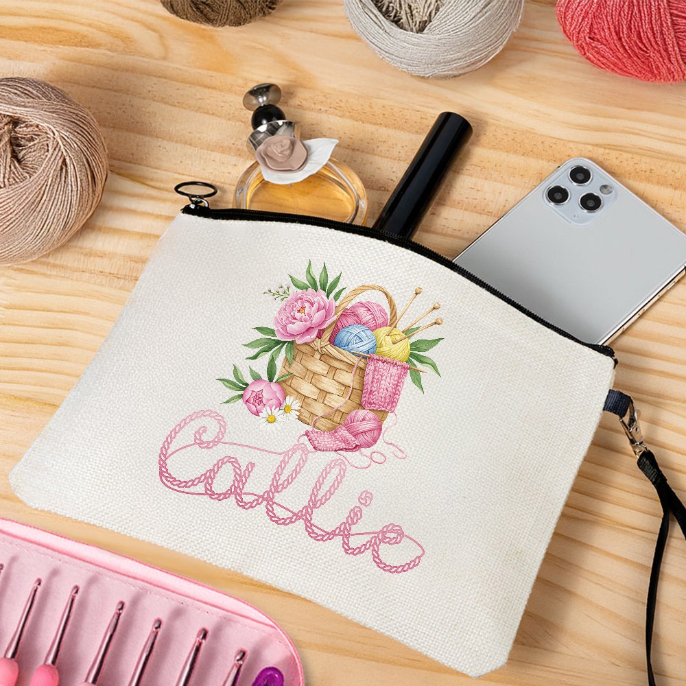 Wristlet makeup Bag