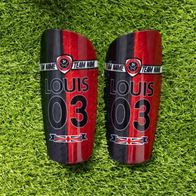 Personalized Shin Guards with Team Name and Logo, Adult/Kids Shin Defender, Shin Pads Soccer, Football Gift for Soccer Players/Soccer Lovers