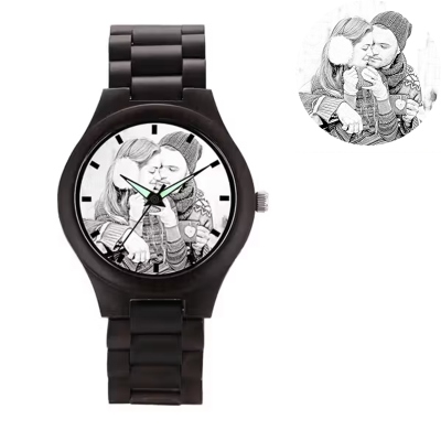Customized Photo Wooden Watch