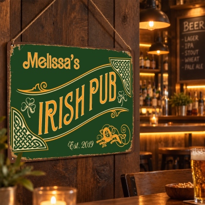 metal sign