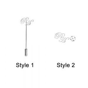 Personalized Initial Name Lapel Pin