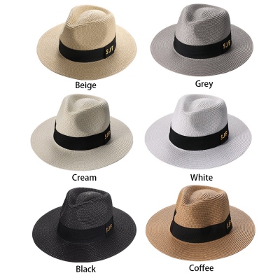 Personalized Initials Panama Hat