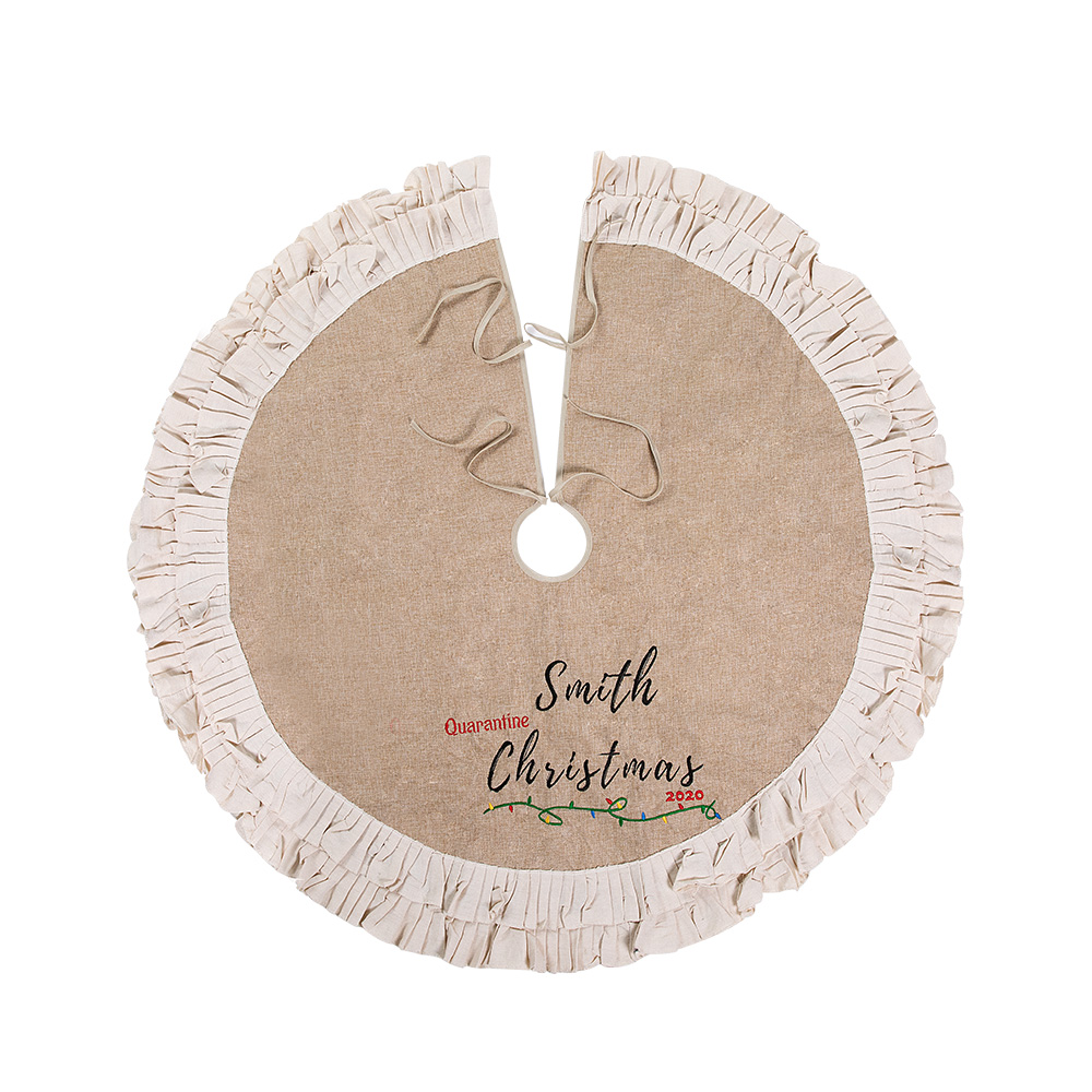 Saia de árvore de natal personalizada