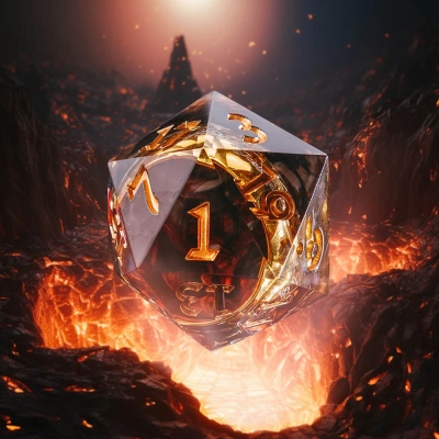 One Ring DND Resin Dice Set, Sharp Edge Resin Dice, Gifts for DND Lovers, Lord of The Rings Dice