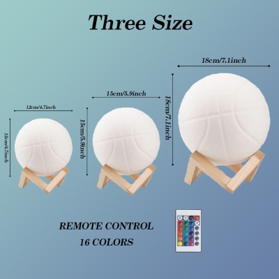 3d basketball lamp