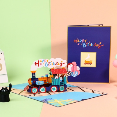 Birthday Train Card