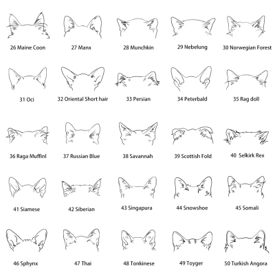 Dog Ear Keychain