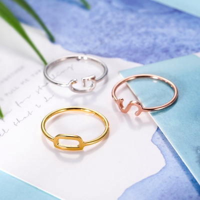 letter rings