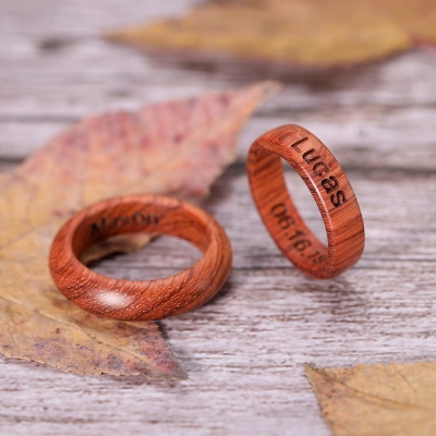 wooden rings