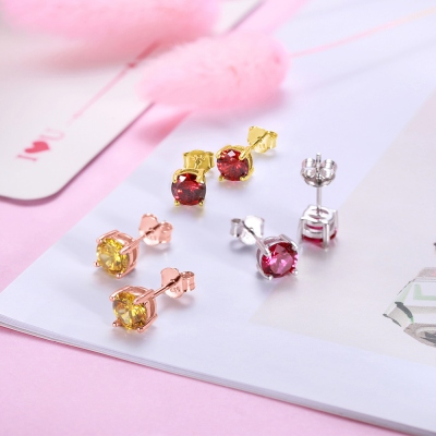 week birthstone earrings
