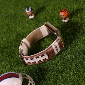Personalized Baseball/Football Watch Band for Apple Watch