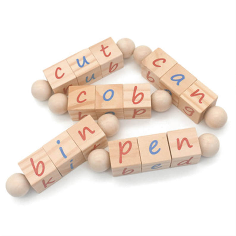Conjunto de cartões e bloco de leitura Montessori original