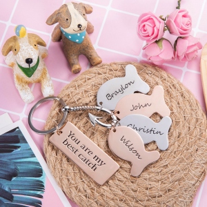 Personalized Fishing Keychain