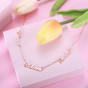 Personalized 1-4 Name Necklace