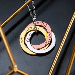 Personalisierte russische Ringkette