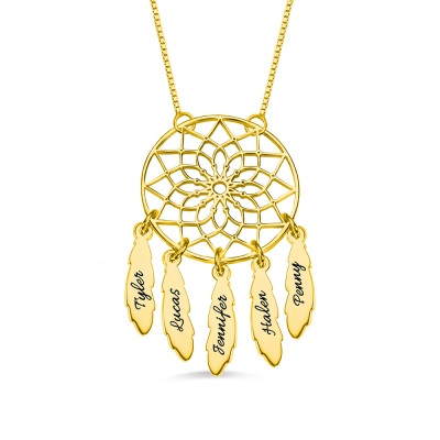 Personalized Dreamcatcher Necklace