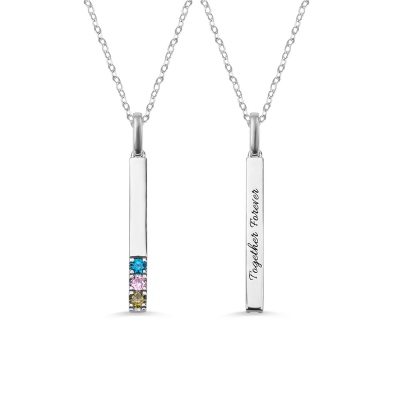 Personalized Family Birthstone Ring & Necklace