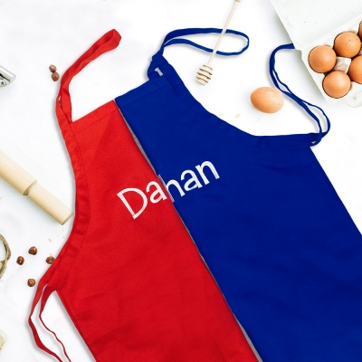 Personalized Chef Apron & Hat Set for Children