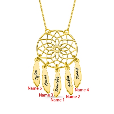 Personalized Dreamcatcher Necklace