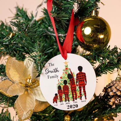 Custom Family Christmas Ornament